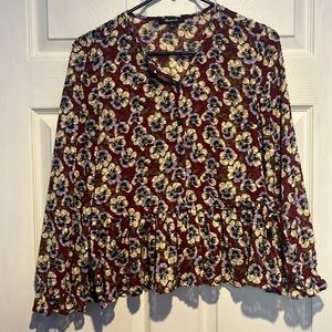 Madewell Floral Blouse